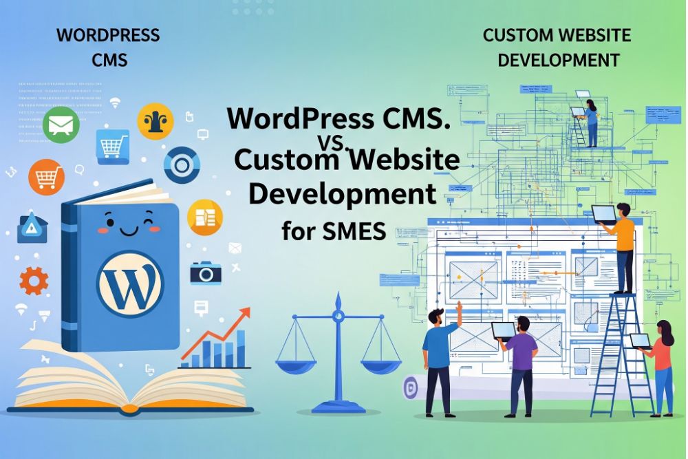 WordPress vs. Custom Development: Which is Affordable for SMEs?