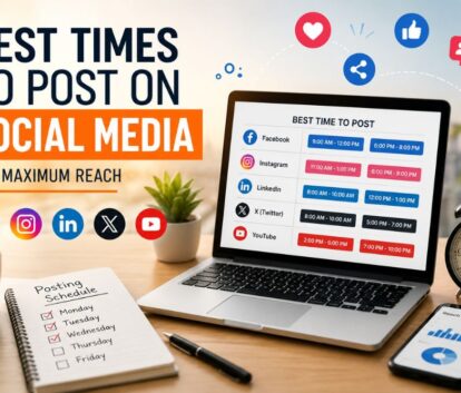 Best times to post on social media for maximum reach